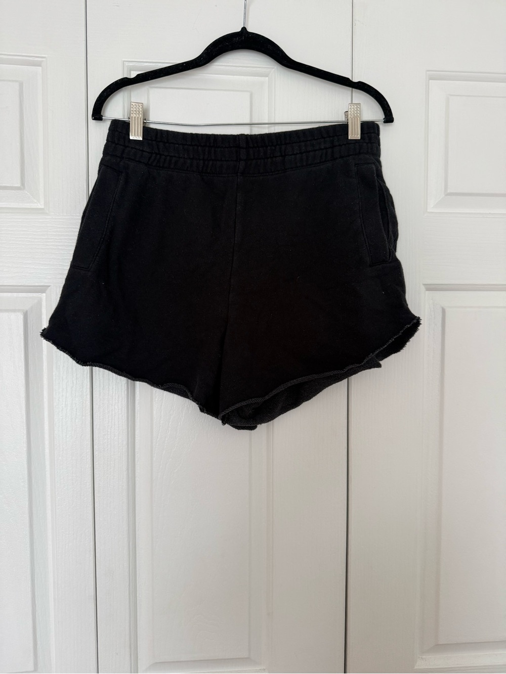aerie Black Athletic Shorts with Elastic Waist